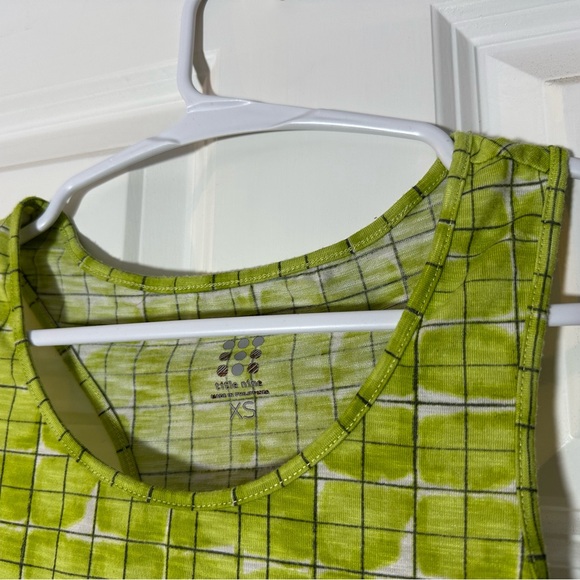 Title Nine Green Plaid Tank Top - Picture 6 of 8